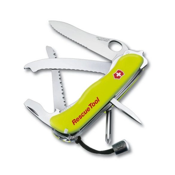 VICTORINOX Swiss Army Rescue Tool zsebkés, neon sárga