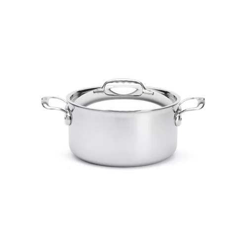 DE BUYER Affinity lábas, fedővel (24 cm) rozsdamentes acél