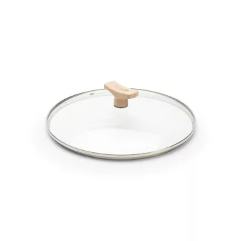 DE BUYER Mineral B Bois fedő üvegből (24 cm)