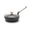 DE BUYER Mineral B Bois fedő üvegből (24 cm)