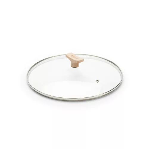 DE BUYER Mineral B Bois üvegfedő (28 cm)