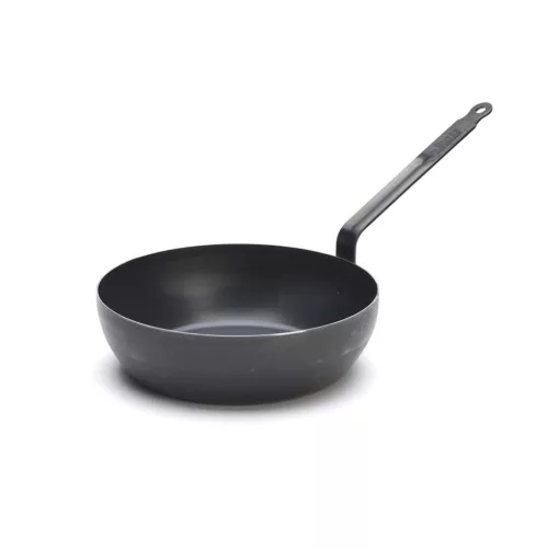 DE BUYER Blue Carbon wok (28 cm) kékacél