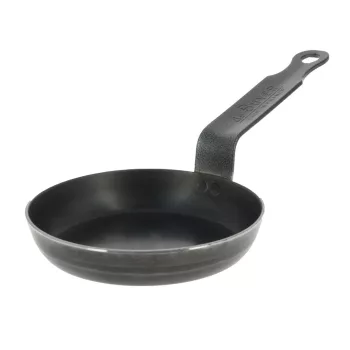 DE BUYER Blue Carbon Blini mini serpenyő (12 cm) kékacél
