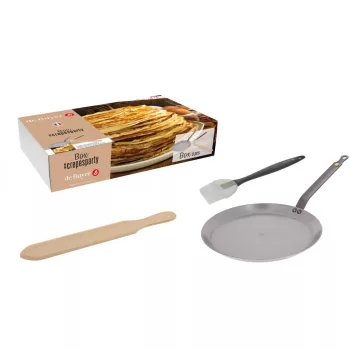 DE BUYER Mineral B ajándékcsomag - Crepesparty, 3 részes