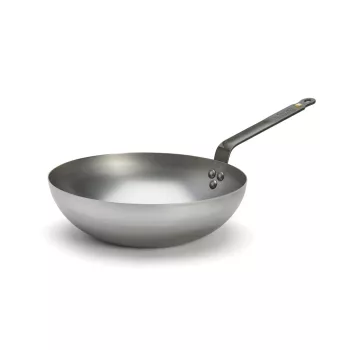 DE BUYER Mineral B wok (28 cm) acél