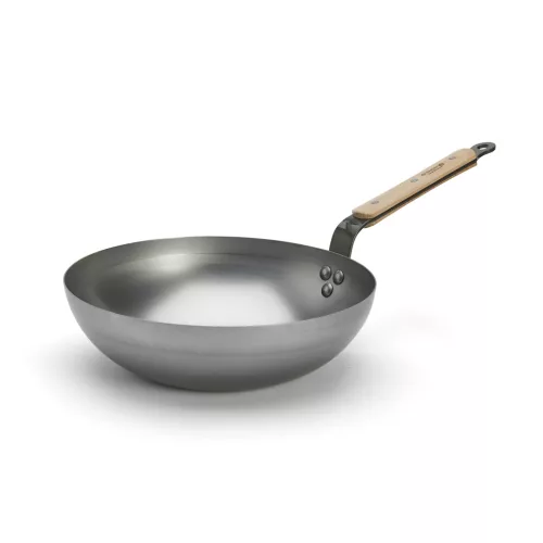 DE BUYER Mineral B Bois wok (28 cm) acél