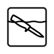 FISKARS Kerti- és horgászkés K40