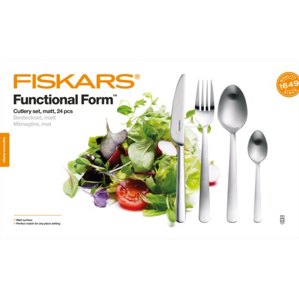 FISKARS Functional Form matt evőeszköz készlet (24 részes)