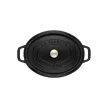 STAUB La Cocotte ovális lábas (31 cm) fekete
