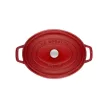 STAUB La Cocotte ovális lábas (31 cm) piros