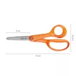 FISKARS Classic gyermekolló (13 cm) narancssárga