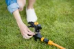 FISKARS Comfort impulzus kör esőztető, fém, kerekekkel >500 m2 (XL)