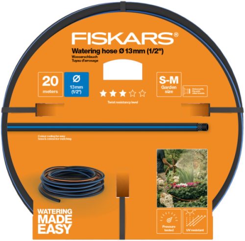 FISKARS Solid locsolótömlő 13 mm (1/2") 20 m Q3