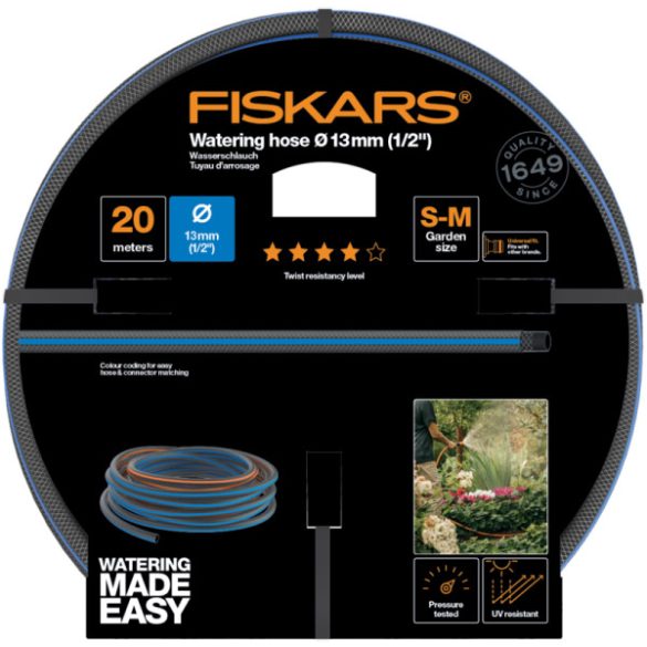 FISKARS Comfort locsolótömlő 13 mm (1/2") 20 m Q4