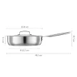 FISKARS All Steel pároló serpenyő (26 cm) ceratec bevonattal