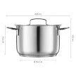 FISKARS All Steel lábas fedővel (3 l)