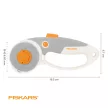 FISKARS görgős vágó váltható pengével (45 mm/60 mm)