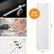 FISKARS patchwork vonalzó 15x60 cm