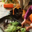 FISKARS Urban Gardening szerszámtároló kosár