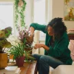 FISKARS Urban Gardening virágolló tárolóval