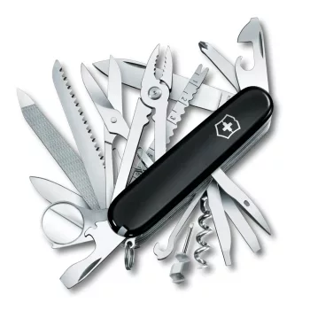 VICTORINOX Swiss Army Swiss Champ zsebkés, fekete