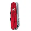 VICTORINOX Swiss Army Swiss Champ zsebkés, áttetsző piros