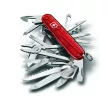 VICTORINOX Swiss Army Swiss Champ zsebkés, áttetsző piros