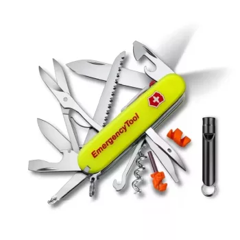   VICTORINOX Huntsman Lite zsebkés, Emergency Tool, neon sárga
