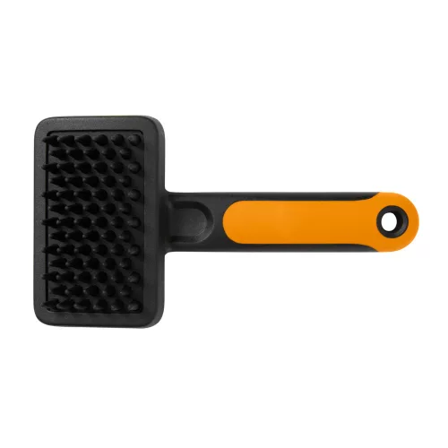 FISKARS PetCare kisállat szilikon kefe (16 cm)