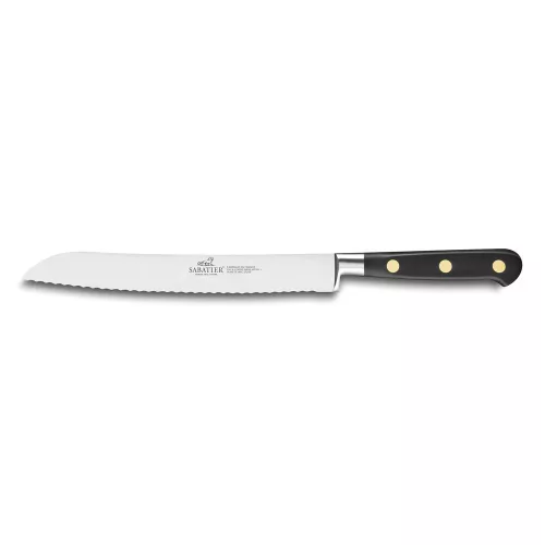 LION SABATIER Ideal Brass Rivets kenyérvágó kés (20 cm)