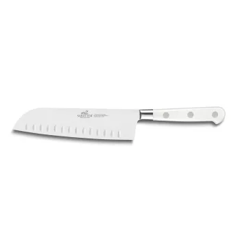   LION SABATIER Ideal Toque Blanche santoku kés, barázdált pengével (18 cm)