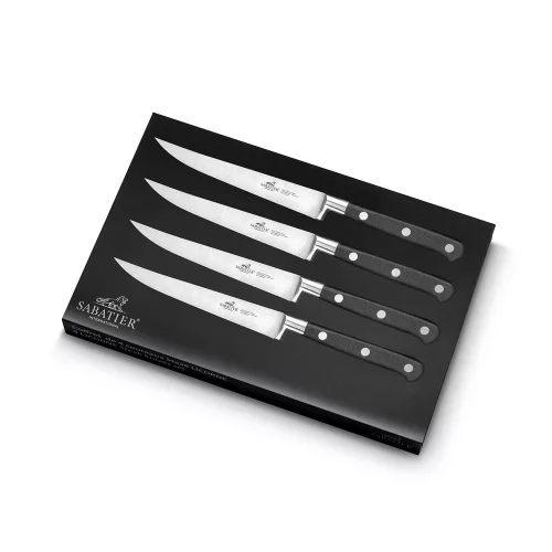 LION SABATIER Licorne steak késkészlet, 4 részes