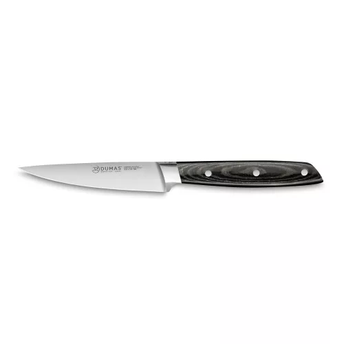 32 DUMAS Signature hámozókés (10 cm) micarta