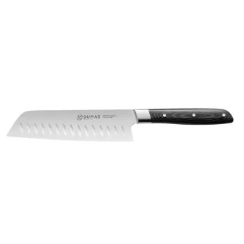 32 DUMAS Signature santoku kés (18 cm) micarta