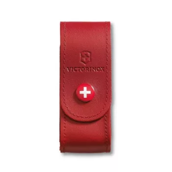 VICTORINOX bőr tok, 100 mm, piros