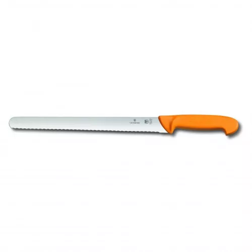 VICTORINOX Swibo kenyérvágó kés (30 cm) narancssárga