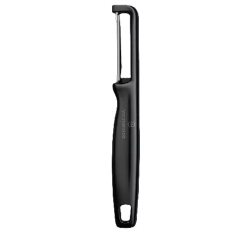 VICTORINOX Iota univerzális hámozó, sima élű pengével, fekete
