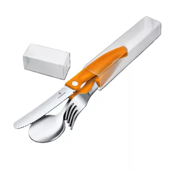   VICTORINOX Swiss Classic piknik készlet, 3 részes, narancssárga