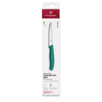   VICTORINOX Swiss Classic steak készlet (11 cm) 6 részes, zöld