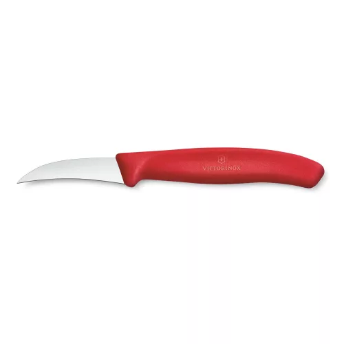 VICTORINOX Swiss Classic hajlított hámozókés (6 cm) piros