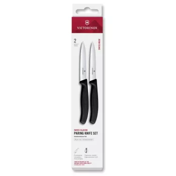   VICTORINOX Swiss Classic késkészlet (10 cm) 2 részes, fekete