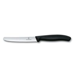   VICTORINOX Swiss Classic paradicsomszeletelő kés (11 cm) fekete