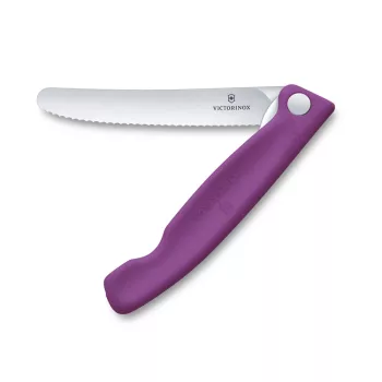   VICTORINOX Swiss Classic összecsukható paradicsomszeletelő kés (11 cm) viola