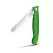 VICTORINOX Swiss Classic összecsukható paradicsomszeletelő kés (11 cm) zöld