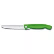 VICTORINOX Swiss Classic összecsukható paradicsomszeletelő kés (11 cm) zöld