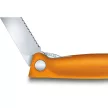 VICTORINOX Swiss Classic összecsukható paradicsomszeletelő kés (11 cm) narancs