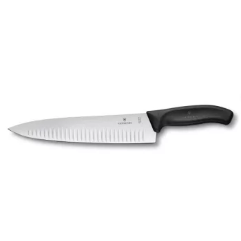   VICTORINOX Swiss Classic szakácskés, barázdált pengével (25 cm) fekete