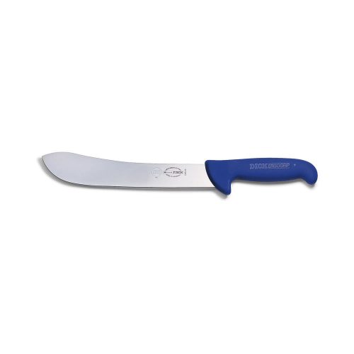 DICK ErgoGrip henteskés (21 cm) merev, ívelt, kék