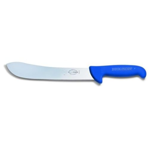 DICK ErgoGrip henteskés (23 cm) merev, ívelt, kék