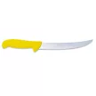 DICK ErgoGrip henteskés (21 cm) merev, ívelt, vékony, sárga